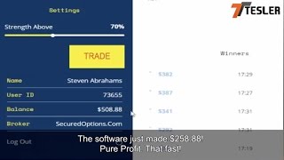 Tesler Investments By Steven Abrahams Bank 3K With Tesler Trading APP NOW [upl. by Hayse774]