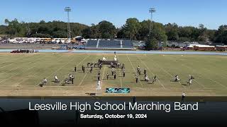 Leesville High School Marching Band at the DeRidder Marching Festival 2024 [upl. by Richela]