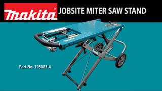 MAKITA Jobsite Miter Saw Stand 1950834 [upl. by Lilybel]