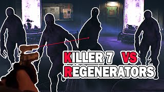 RE4 Remake Killer 7 vs 4 regenerators [upl. by Ithnan]