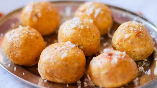 Healthier Alternative for BESAN LADOO I Roasted Chana LADOO I Recipes by MasalaWali [upl. by Chantalle]