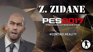 How to create the face of Zinedine Zidane in PES 2017 FAST [upl. by Gilly]