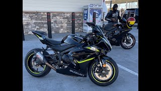 Suzuki GSXR1000 amp Yamaha YZFR6 Veterans Day 2024 run bikelife 🔥 🇺🇸 [upl. by Atinram]