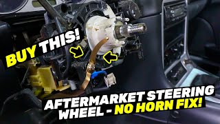 6 No Horn Fix  Steering Wheel Hub Install SUPER SIMPLE [upl. by Trinatte]