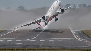 15 DANGEROUS Plane Takeoffs and Landings [upl. by Isnyl642]