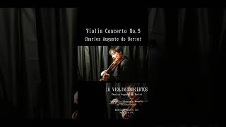 de Beriot violin concerto no5 shorts [upl. by Dnomra]