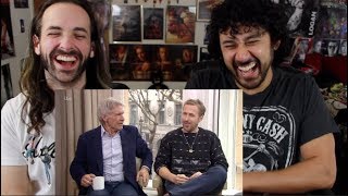 RYAN GOSLING and HARRISON FORD Lose It at HILARIOUS Interview REACTION [upl. by Oshinski]