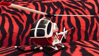 Xk k123 micro scale Schweizer 300C rc helicopter in the bedroom fun [upl. by Venable]