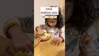 What my toddler eats in a day bangladeshivlogger toddlermealideas whatmykidseatinaday [upl. by Huberto467]