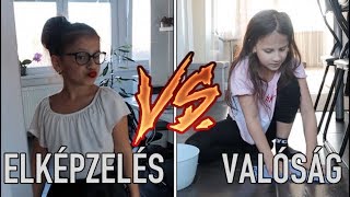 ELKÉPZELÉS VS VALÓSÁG 1RÉSZ HÁZI MUNKA 💁🏽‍♀️💅🏼 [upl. by Malinowski]