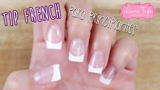 Principiantes en Uñas de Acrilico Punta Francesa paso a pasoTutorial de Uñas [upl. by Semadar702]