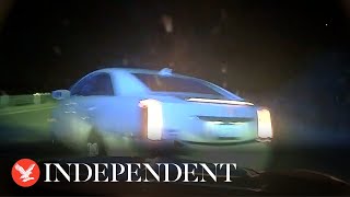 Wrong car shunted off road by deputy during Arkansas police chase [upl. by Akessej]