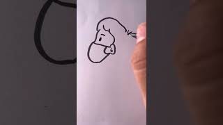 Easy drawing step by step art [upl. by Aehtela9]