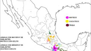 Las 11 familias lingüísticas indoamericanas en México [upl. by Kirred]