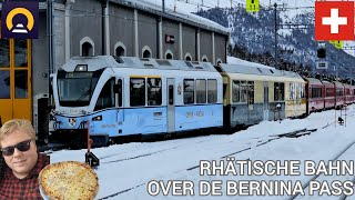 STOPTREINEN over de BERNINA PASS van de RHÄTISCHE BAHN  interrail [upl. by Notlrac]