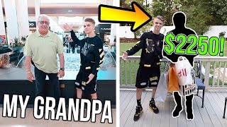 Turning my GRANDPA into a HYPEBEAST 2250 SPENT [upl. by Calvano]