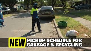 City of Grand Prairie New Pickup Schedule For Garbage amp Recycling [upl. by Jeffrey]