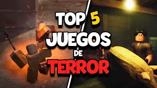 Los MEJORES JUEGOS de TERROR de este 2024 en ROBLOX… [upl. by Reeta]