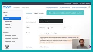 Cómo convocar una reunión en Zoom [upl. by Epner]