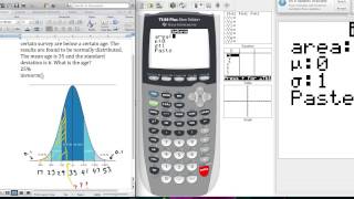 Using invnorm in the TI 84 [upl. by Auginahs]