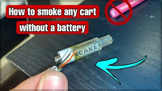 How To Smoke ANY Cart Without A Battery  USB Wire Method [upl. by Dar]