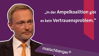 Nach KanzlerMachtwort quotDie Ampel ist stabilquot  Christian Lindner im Interview  maischberger [upl. by Dafodil]