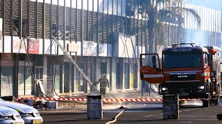 Day 88  Fire at a building in Upington South Africa [upl. by Benyamin]