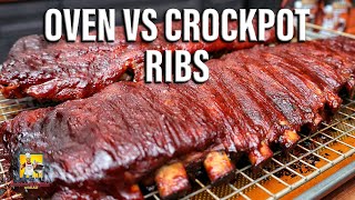 Oven VS Crockpot Ribs [upl. by Maxa]