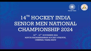 14th HOCKEY INDIA SENIOR MEN NATIONAL CHAMPIONSHIP 2024 MAYOR RADHAKRISHNAN HOCKEY STADIUMCHENNAI [upl. by Mairb]