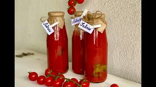 How to Make Italian Tomato Sauce from Fresh Tomatoes 🍅 [upl. by Berthold924]