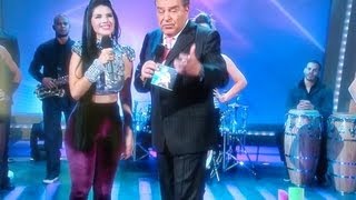 YAHAIRA EN SABADO GIGANTE CON DON FRANCISCO BAILE DEL AMOR [upl. by Arammahs]