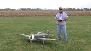 P 47 Razorback Jug with Radial Engine Maiden [upl. by Slack199]