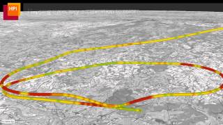 RealTime Animated Visualization of Massive AirTraffic Trajectories [upl. by Emyaj]