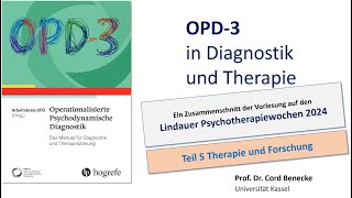 OPD 3 Lindau Teil 5  Therapie und Forschung [upl. by Alysia]