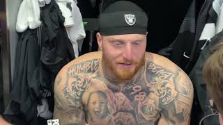 From the Las Vegas Raiders Locker Room DE Maxx Crosby Looks Ahead to the Pittsburgh Steelers [upl. by Rickie361]