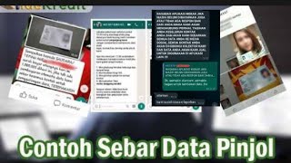 DC Pinjol Sebar Data  Segini Nominal Hutang Nya [upl. by Haimes]