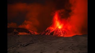 Etna volcano  Eruzione 24 Dicembre 2018  Eruption december 2018 [upl. by Amaryllis]