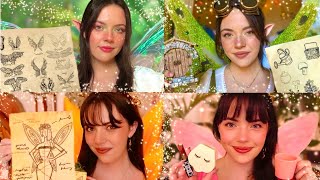 ASMR 25 HRS Fairy ASMR  Desigining Your Fairy Wings Fairy House and Wardrobe Wooden Makeup 🧚 [upl. by Kloster823]