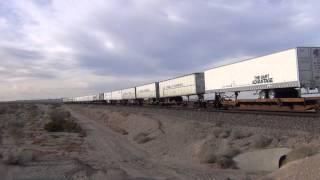 quotPeak Seasonquot BNSF Z Train In Two Sections [upl. by Manfred]