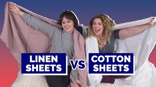 Linen Sheets Vs Cotton Sheets  Which Is Right For You [upl. by Aneeles]