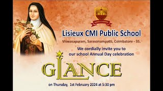 GLANCE  2024  LISIEUX CMI PUBLIC SCHOOL ANNUAL DAY CELEBRATION [upl. by Jephum760]