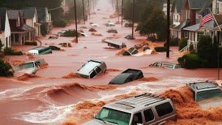 ⚠️ Hurricane North Carolina Weather  Chimney Rock Lake Lure dam i40 and Asheville nc Flooding [upl. by Tavey]