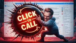 How To Add A Click To Call Button On Your Blogger Website [upl. by Elburt]