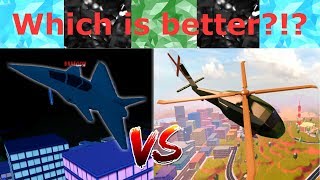 Fighter Jet VS Military Helicopter Which One Makes More Money Jailbreak Experiment [upl. by Norag230]