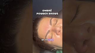 Ombré Powder Brows in the DMV dmvbrows [upl. by Nebe]