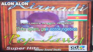 ALON ALON kirnadi Karaoke  Jawa Karaoke Javaans Karaoke [upl. by Enajharas617]