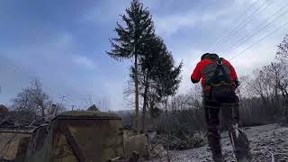 Rizikové pílenie stromov  výrub stromov Trenčín [upl. by Cully]