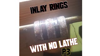 Inlay Ring Without Lathe P3 Final Shaping And Finishing [upl. by Akerdna]