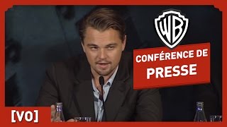 INCEPTION  Conférence de Presse VO  Leonardo DiCaprio  Christopher Nolan [upl. by Rutan]