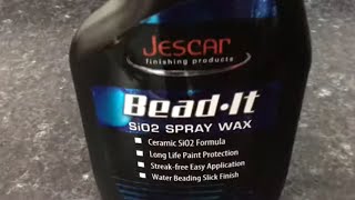 Jescar BeadIt Sio2 Spray Sealant User friendly Long Life Paint Protectant [upl. by Leatri]